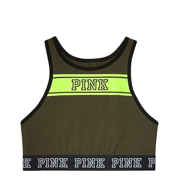 VS PINK logo Reverse racerback Bra Top XS (AA-B) - Picture 3 of 6